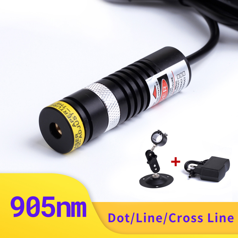 Laser Beam Expander - Focusable Glass lens 18x65mm 905nm 50mw