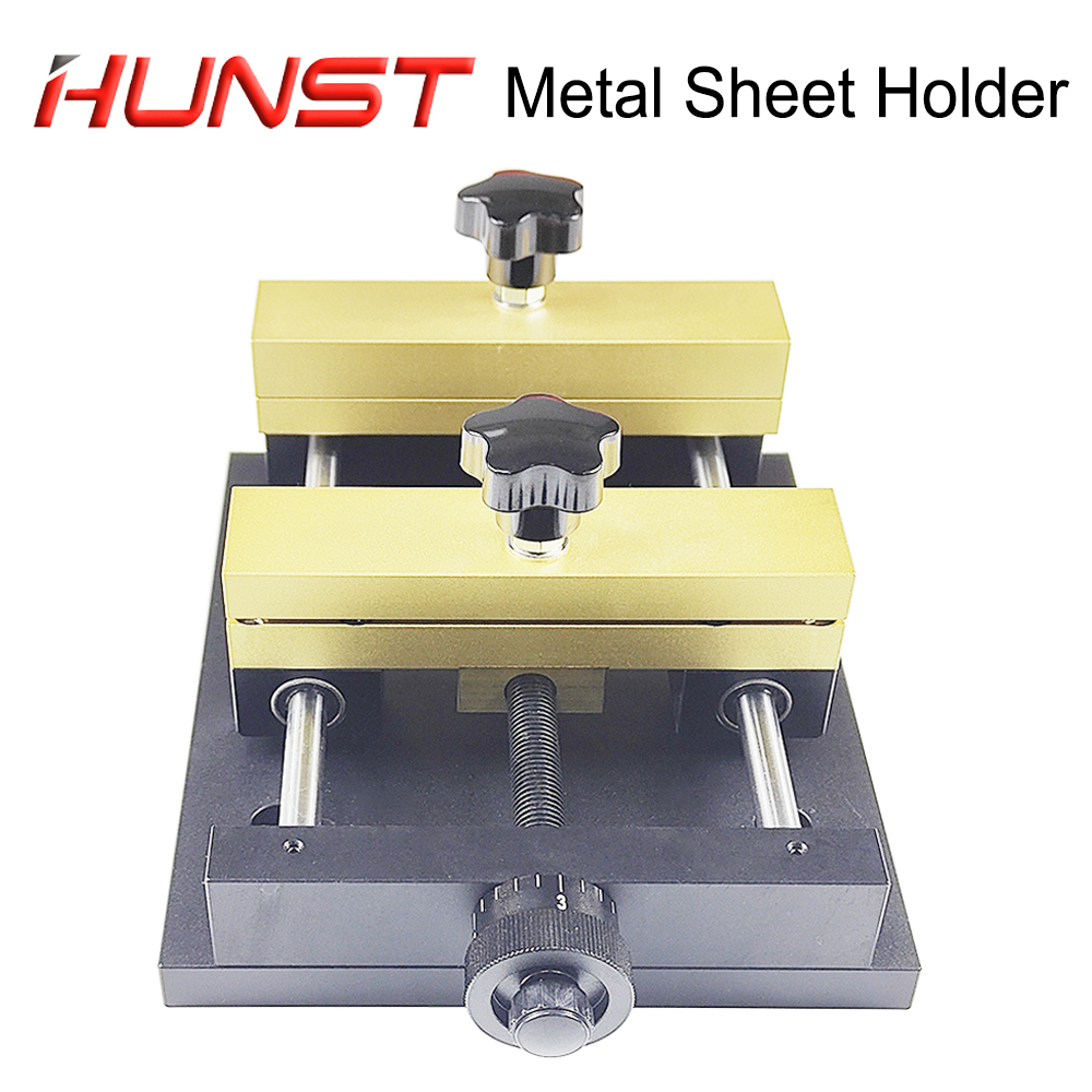 Industrial Laser Engraver For Metal - HUNST Metal Sheet Holder Marking Attechment