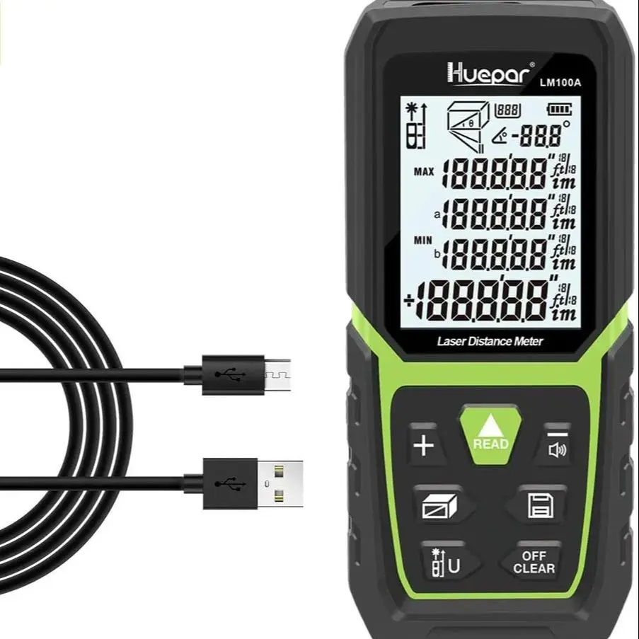 Industrial Laser Displacement Sensor - Huepar Laser Distance Measure 50/100/120 Meter