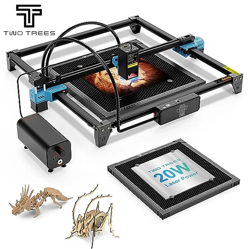 Industrial Laser Engraver For Metal - TWOTREES TTS-20 Pro 20W Metal Laser