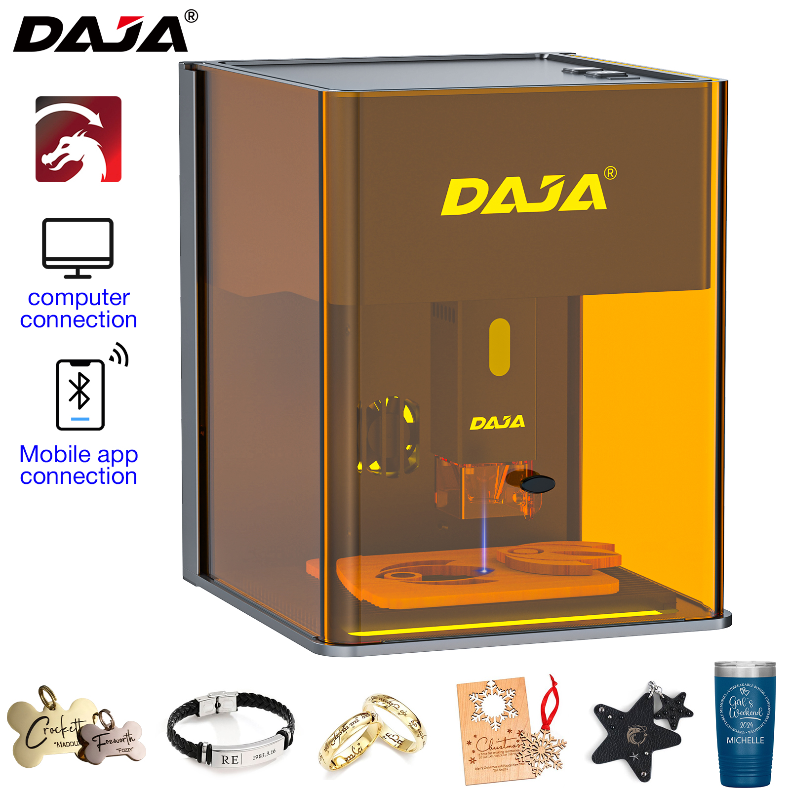 DAJA DJ6 Pro Mini Laser Engrav - огляд і ціна Industrial Laser Engraver For Metal