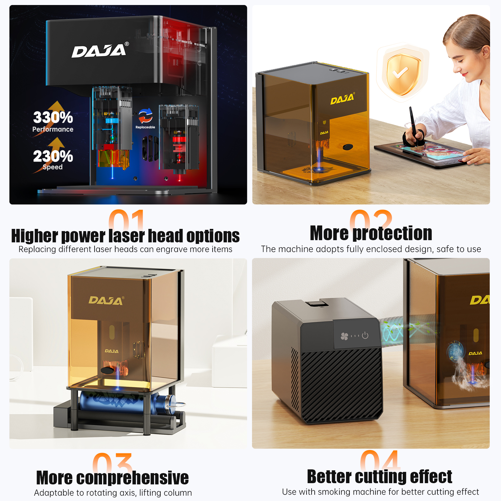 DAJA DJ6 Pro Mini Laser Engrav - огляд і ціна Industrial Laser Engraver For Metal