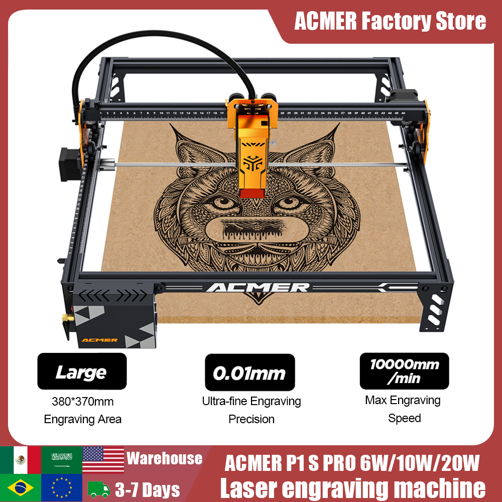 ACMER P1 S PRO Laser Engraver  - огляд і ціна Industrial Laser Engraver For Metal