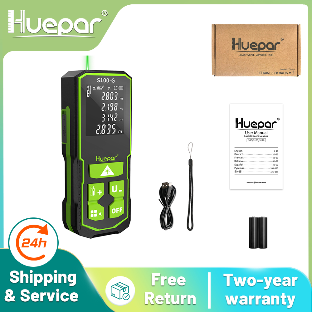 Huepar Digital Green Laser Dis - огляд і ціна Industrial Laser Displacement Sensor