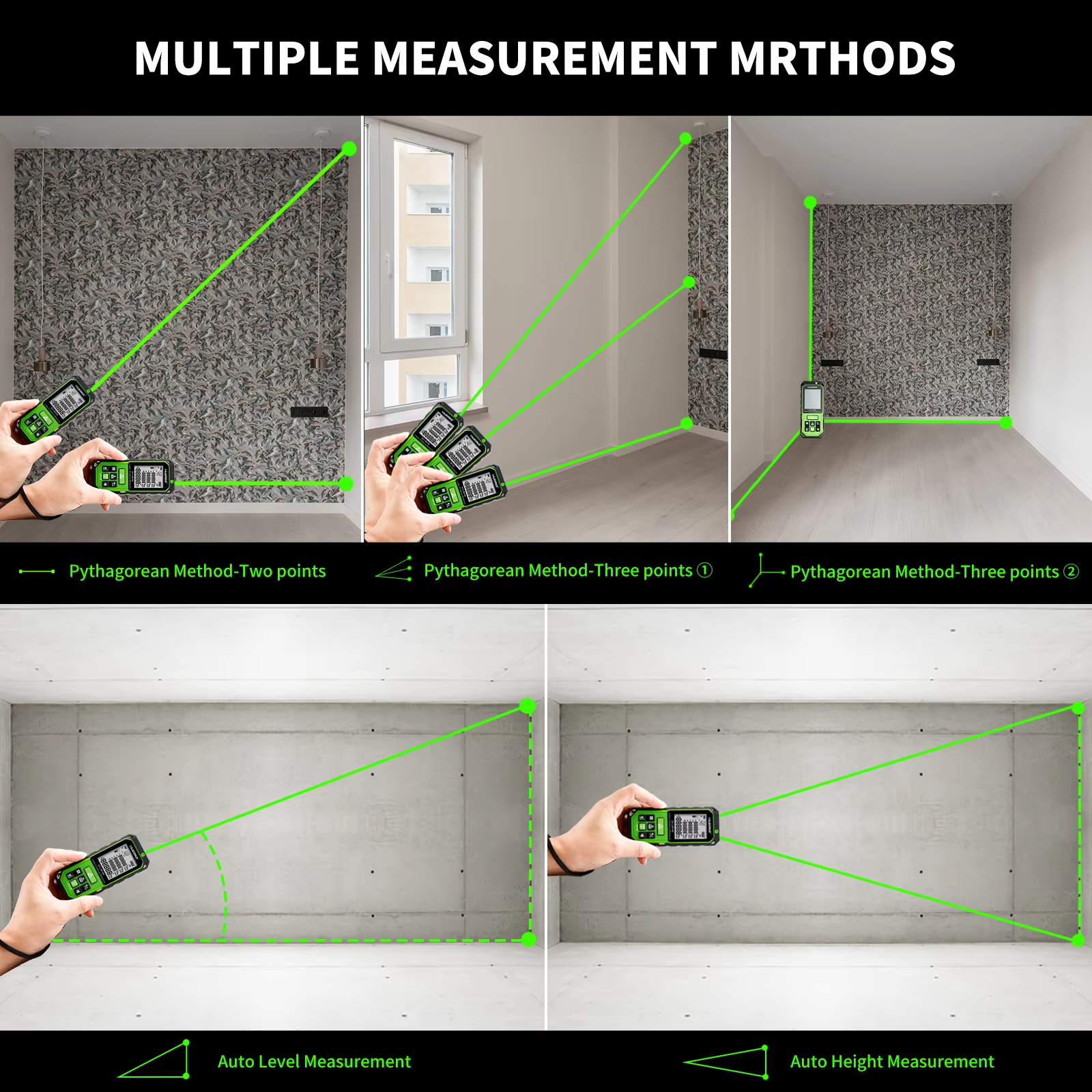 Huepar 100M Green Beam Laser R - огляд і ціна Industrial Laser Displacement Sensor
