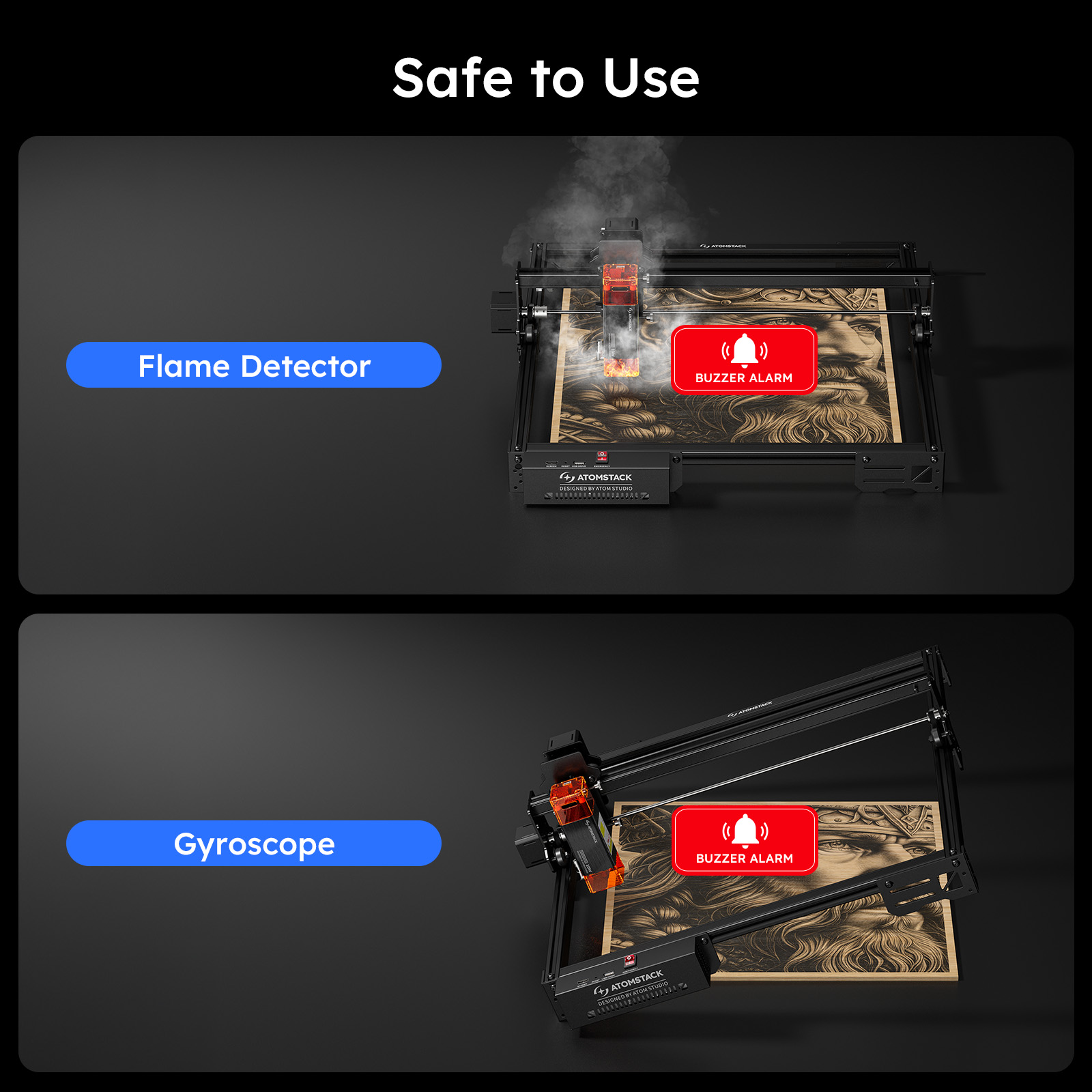 ATOMSTACK A10 PRO V2 Laser Eng - огляд і ціна Industrial Laser Engraver For Metal
