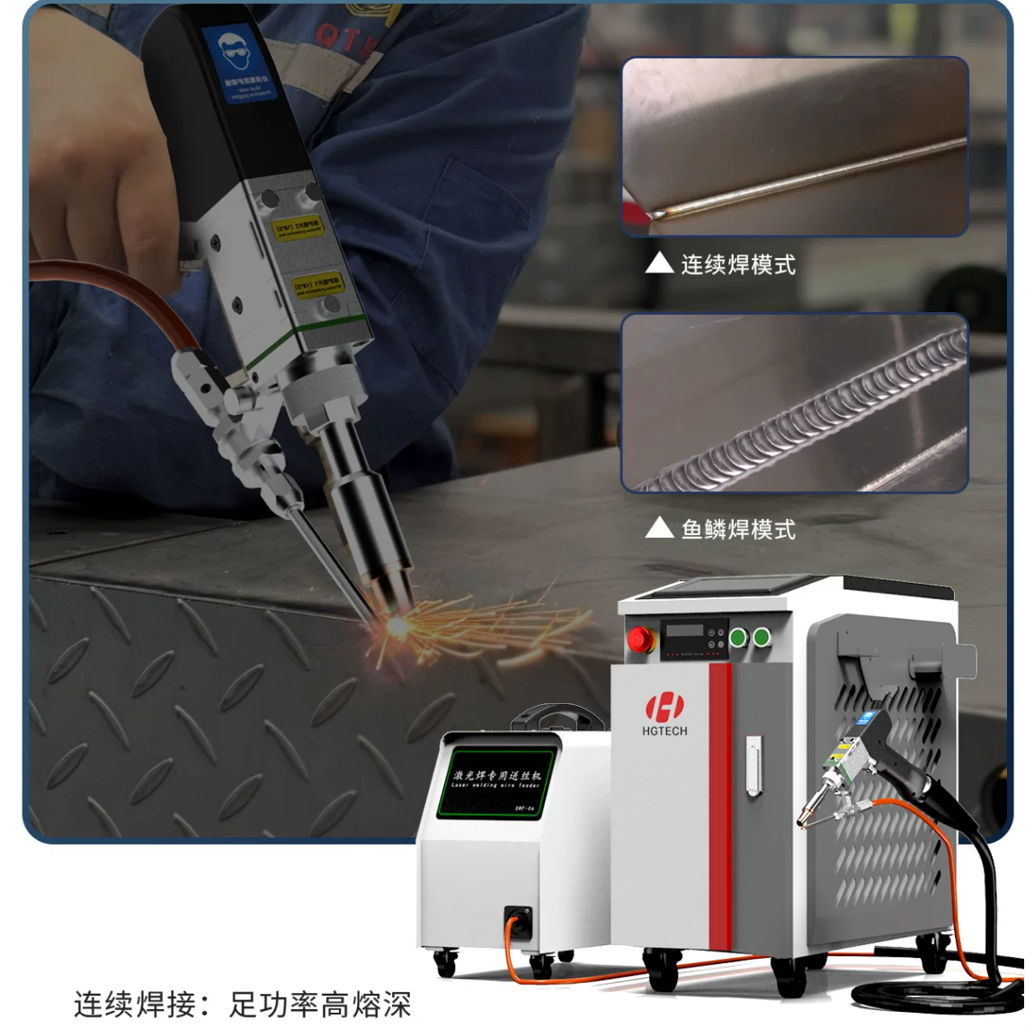 HGTECH 3-in-1 Handheld Laser W - огляд і ціна Industrial Laser Metal Cutting Machine