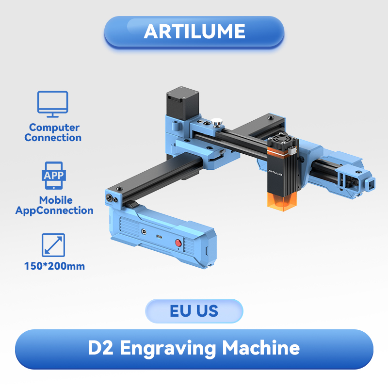 Artilume D2 2.5/6W Foldable La - огляд і ціна Industrial Laser Engraver For Metal