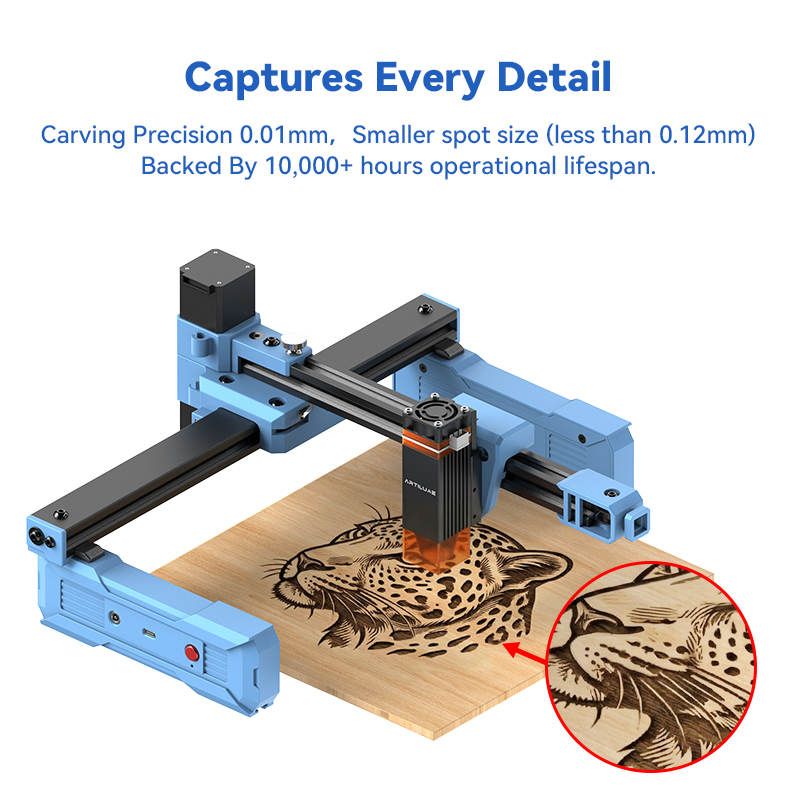 Artilume D2 2.5/6W Foldable La - огляд і ціна Industrial Laser Engraver For Metal