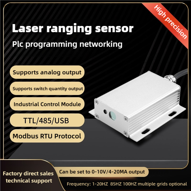 2PCS Laser Displacement Distan - огляд і ціна Industrial Laser Displacement Sensor
