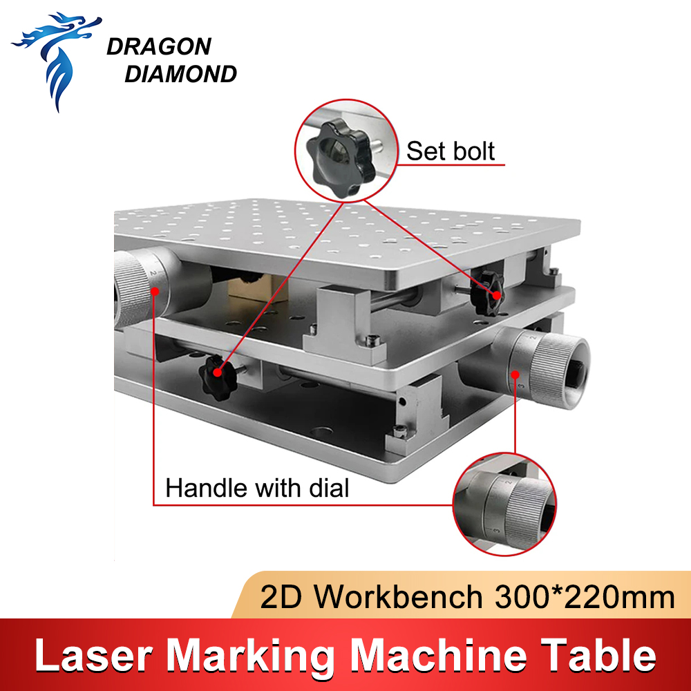 300*220mm 2D Worktable XY 2 Ax - огляд і ціна Co2 Laser Engraving Machine