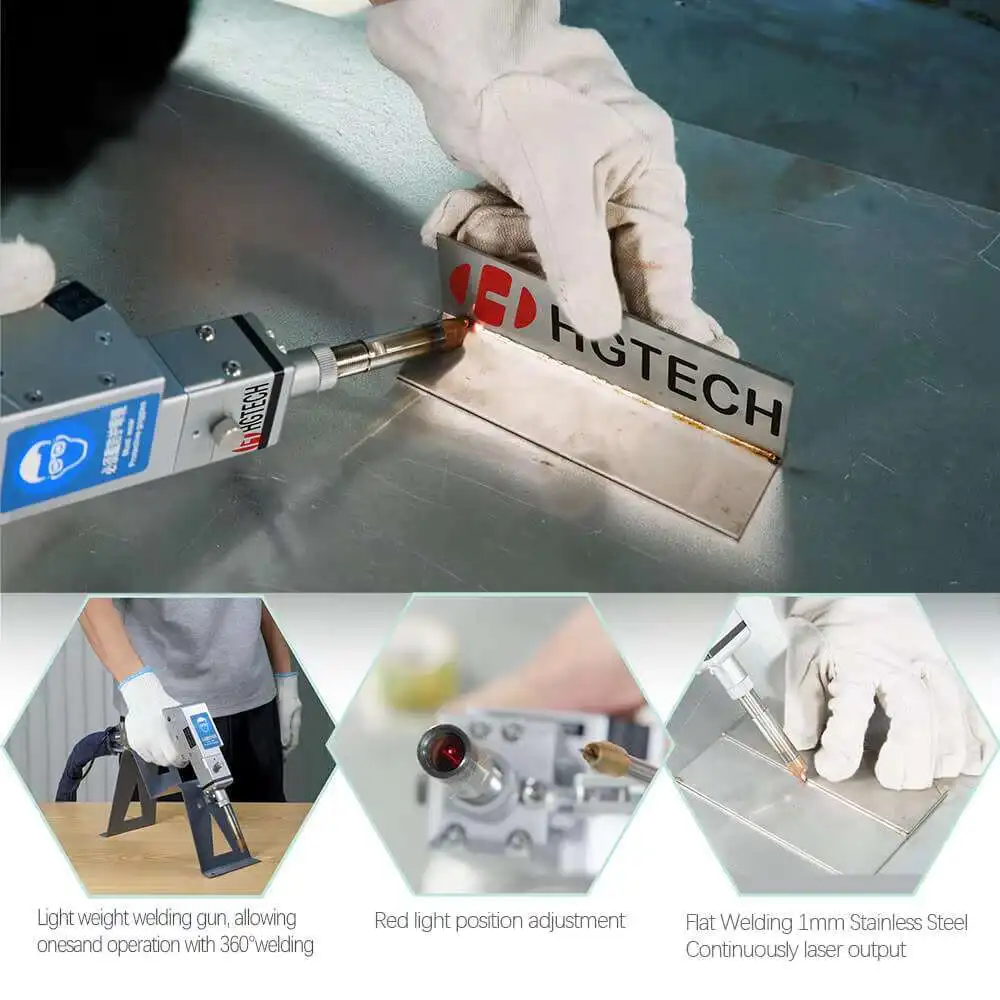 HGTECH Industrial Automatic Co - огляд і ціна Industrial Laser Welder Price