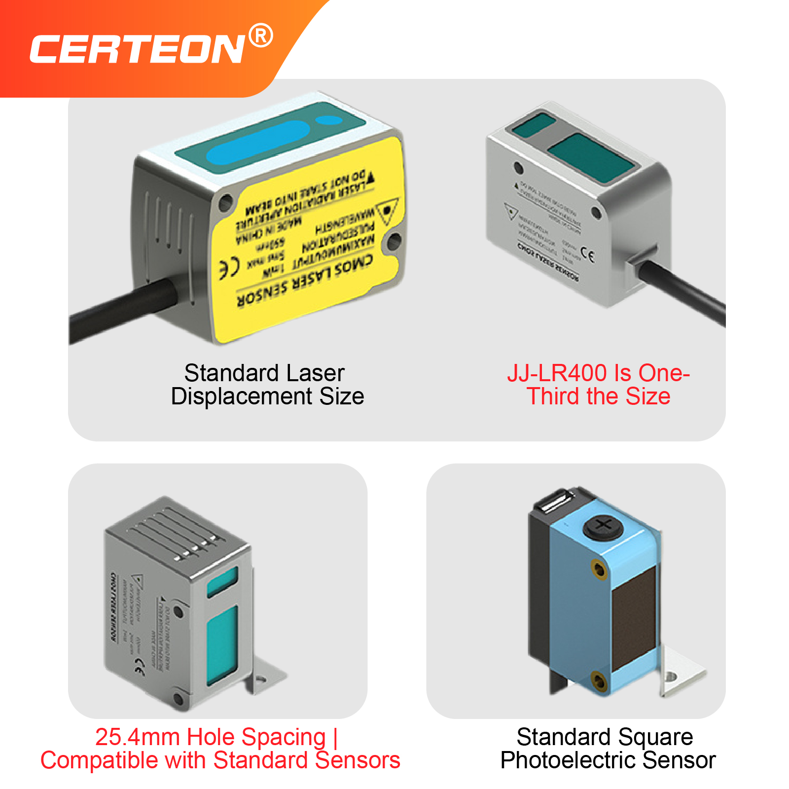 LR400 Laser Displacement Senso - огляд і ціна Industrial Laser Displacement Sensor