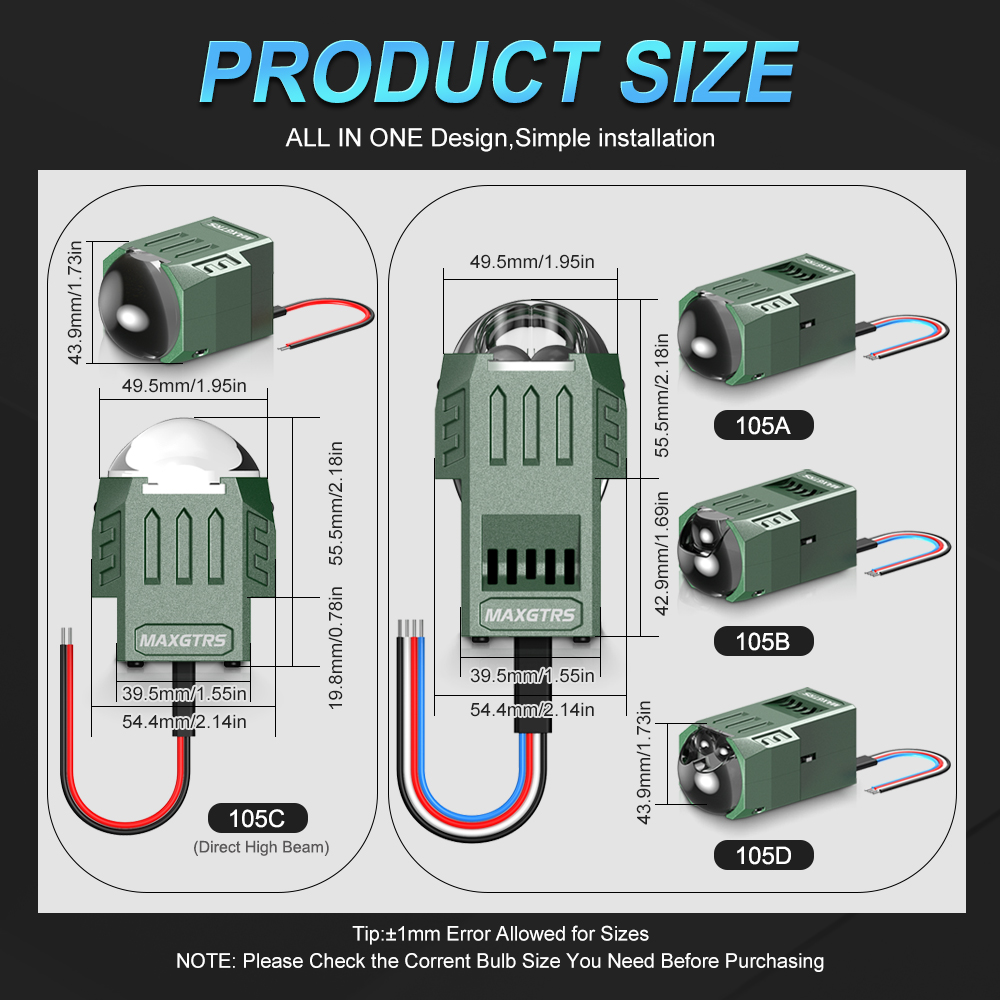 Double Laser 1.5inch Bi Led Mo - огляд і ціна Industrial Laser Module