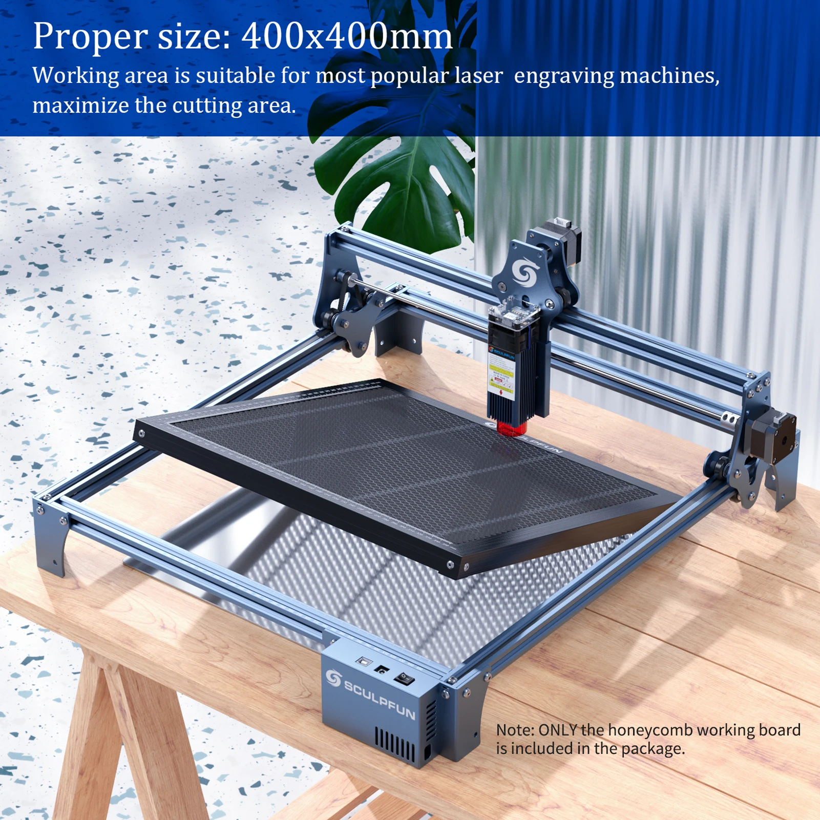 Laser Engraver Work Bed Honeyc - огляд і ціна Co2 Laser Engraving Machine