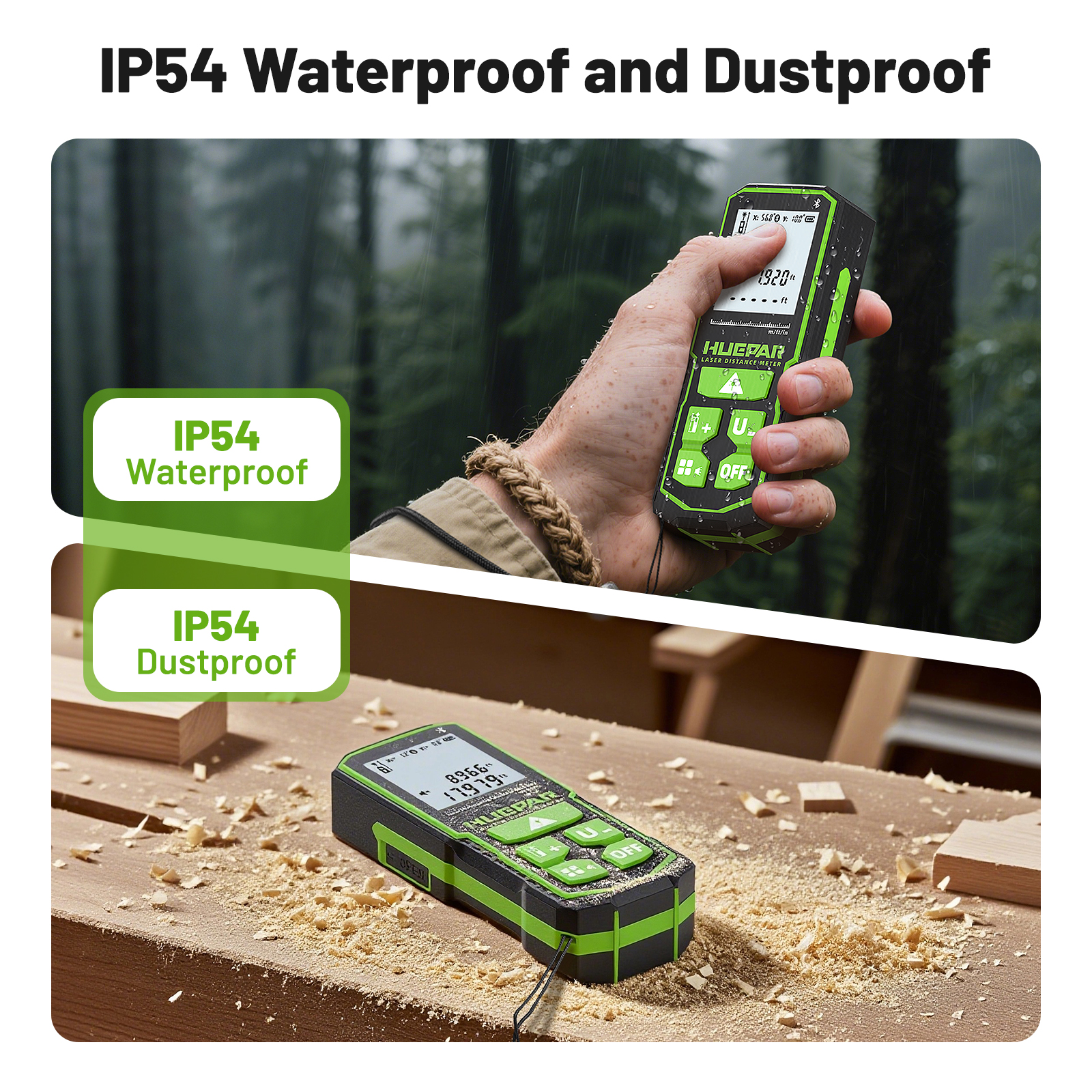 Huepar 100m Bluetoothed Laser  - огляд і ціна Industrial Laser Displacement Sensor