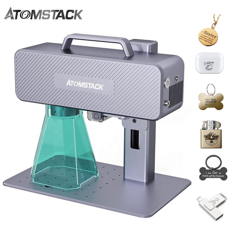 ATOMSTACK M4 Desktop Mini Hand - огляд і ціна Industrial Laser Engraver For Metal
